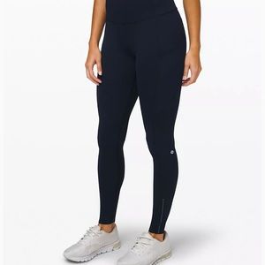 Lululemon fast and free reflective tight in black
